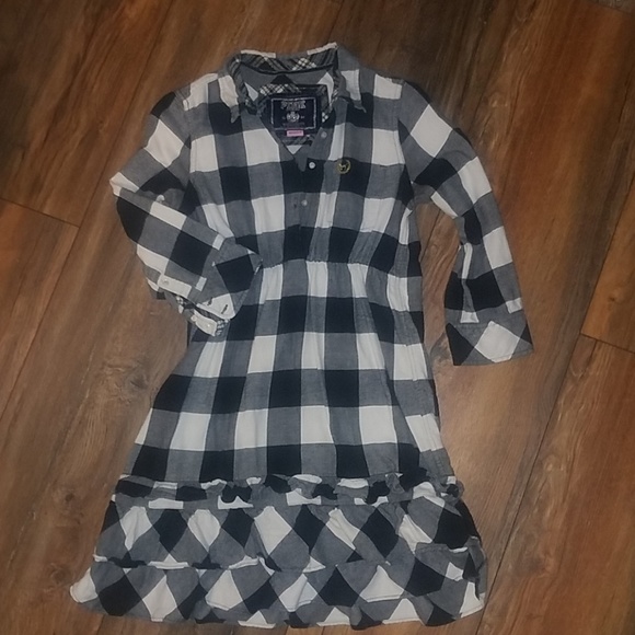 Victoria's Secret Pink Black and White Plaid Dress - Picture 2 of 8